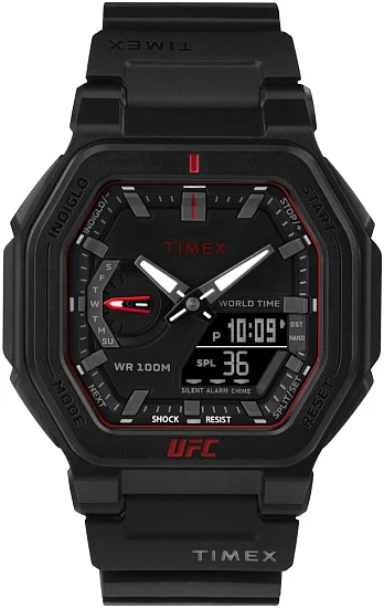 Timex UFC Colossus 45mm Resin Strap Indiglo TW2V55200