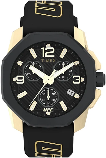 Timex UFC Icon Chronograph 45mm Silicone Strap TW2V58500