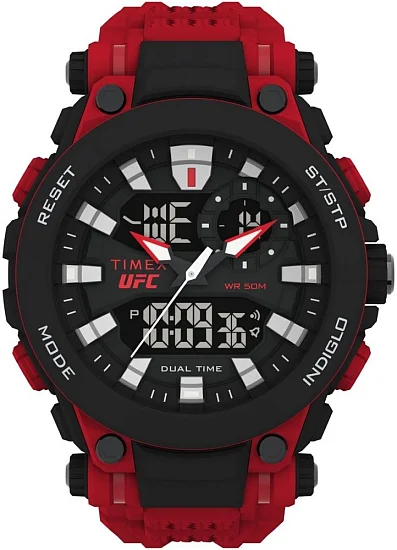 Timex UFC Impact 50mm Resin Strap Indiglo TW5M53000