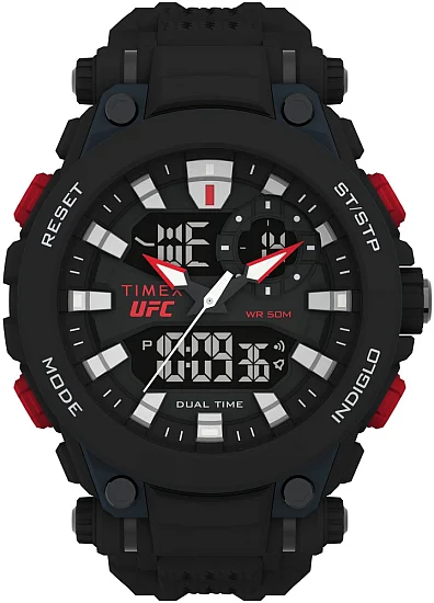 Timex UFC Impact 50mm Resin Strap Indiglo TW5M52800