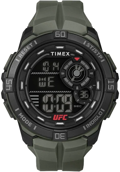 Timex UFC Rush 52mm PU Strap Indiglo TW5M59400
