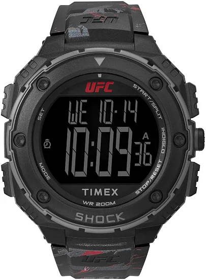 Timex UFC Shock XL Fight Week 50mm Resin Strap Indiglo TW2V85100