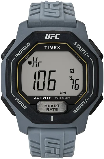 Timex UFC Spark 46mm Resin Strap HR Indiglo TW2V83900