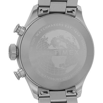 Timex Waterbury Ace Chronograph 41mm Stainless Steel Bracelet TW2Y19100