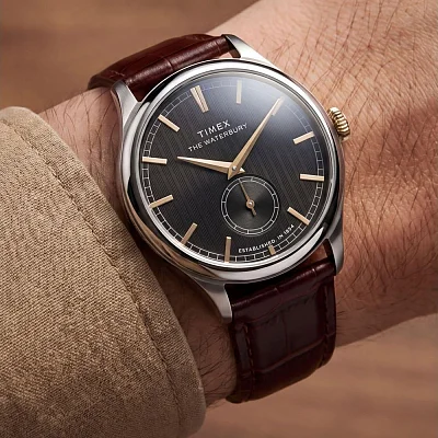Timex Waterbury Classic 39mm Leather Strap TW2Y92100