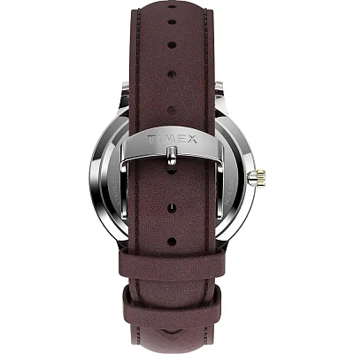 Timex Waterbury Classic 40mm Leather Strap Indiglo TW2V28800