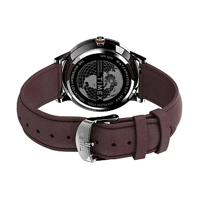 Timex Waterbury Classic 40mm Leather Strap Indiglo TW2V28800