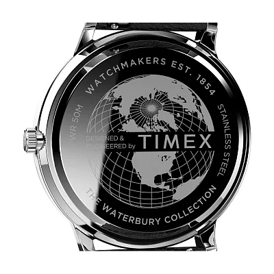 Timex Waterbury Classic Day-Date 40mm Leather Strap TW2U88400