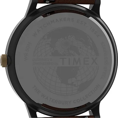 Timex Waterbury Classic Day-Date 40mm Leather Strap TW2U88500