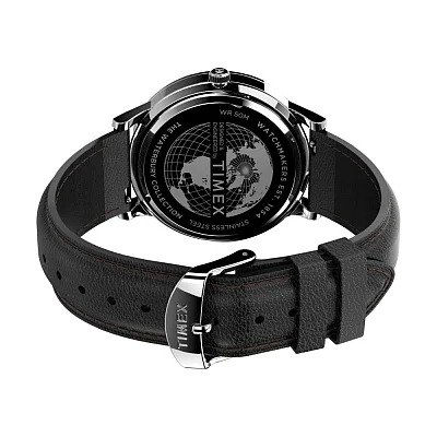 Timex Waterbury Classic Day-Date 40mm Leather Strap TW2U88400