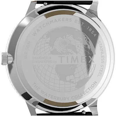 Timex Waterbury Classic Indiglo 40mm Leather Strap TW2V30900