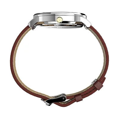 Timex Waterbury Classic Moonphase 40mm Leather Strap TW2W75600