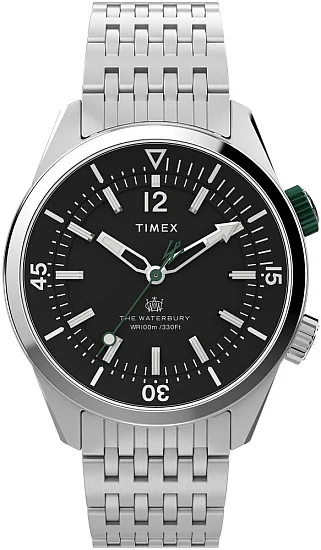 Timex Waterbury Dive 41mm Stainless Steel Bracelet TW2V49700