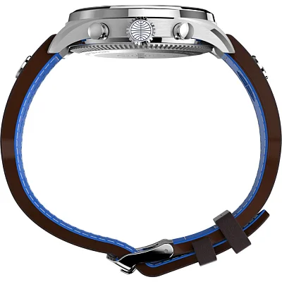 Timex Waterbury GMT x Pan Am Brown Leather Strap 42mm TWG030000