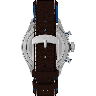 Timex Waterbury GMT x Pan Am Brown Leather Strap 42mm TW2Y38700