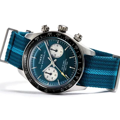 Timex Waterbury Heritage Chronograph 39mm Fabric Strap TW2Y39000