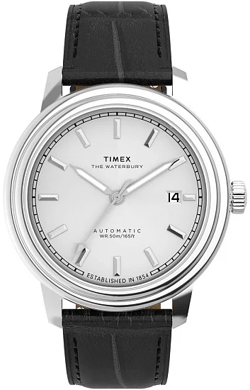 Timex Waterbury Metropolitan Automatic 41mm Leather Strap TW2Y22900