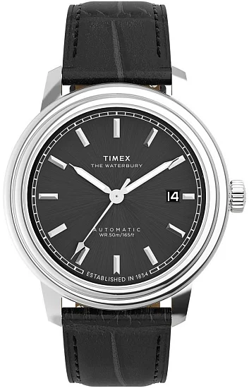 Timex Waterbury Metropolitan Automatic 41mm Leather Strap TW2Y23000