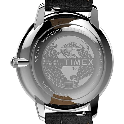 Timex Waterbury Metropolitan Sub-Second 39mm Leather Strap TW2Y23200