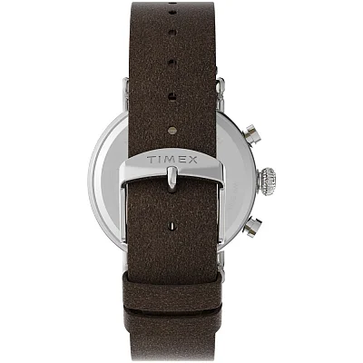 Timex Waterbury Standard Chronograph 41mm Eco-Friendly Leather Strap TW2V71000