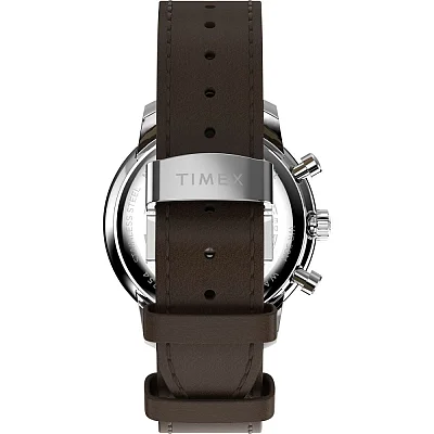 Timex Waterbury Traditional Chronograph 41mm Leather Strap TW2Y23500