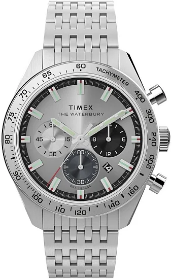 Timex Waterbury Traditional Chronograph 41mm Stainless Steel TW2Y18700