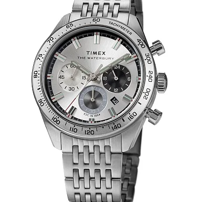 Timex Waterbury Traditional Chronograph 41mm Stainless Steel TW2Y18700