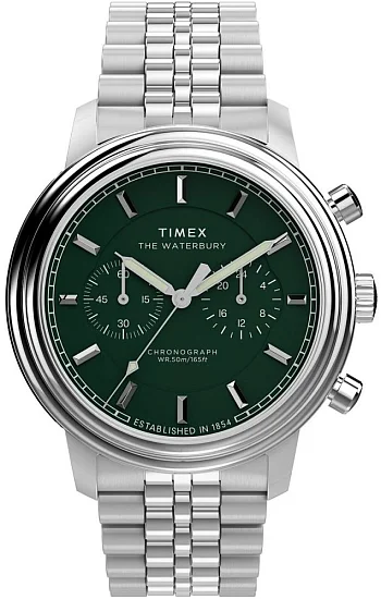 Timex Waterbury Traditional Chronograph 41mm Stainless Steel TW2Y23600