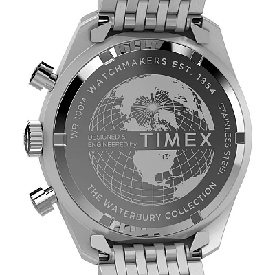 Timex Waterbury Traditional Chronograph 41mm Stainless Steel TW2Y18700