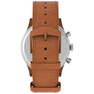 Timex Waterbury Traditional Chronograph 42mm Leather Strap TW2V73900