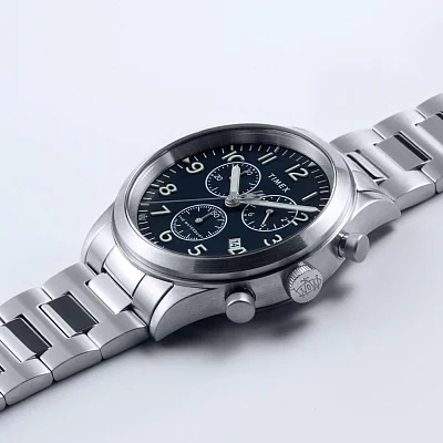 Timex Waterbury Traditional Chronograph 42mm Stainless Steel Bracelet TW2W48200