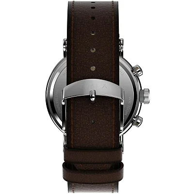 Timex Waterbury Traditional Chronograph 43mm Leather Strap TW2W47300