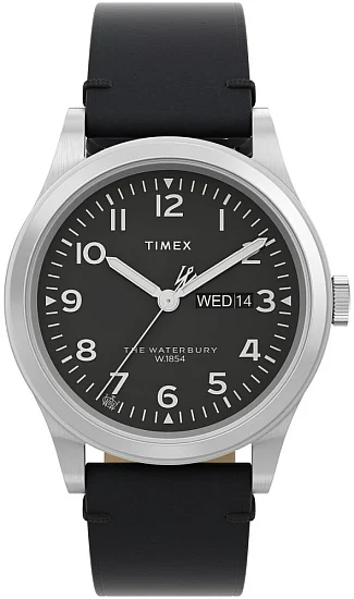 Timex Waterbury Traditional Day-Date 39mm Leather Strap TW2W14700