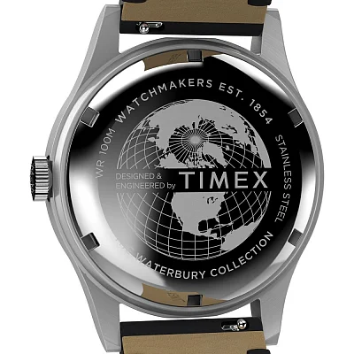 Timex Waterbury Traditional Day-Date 39mm Leather Strap TW2W14700