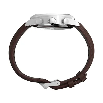 Timex Waterbury Traditional Flyback Chronograph 43mm Leather Strap TW2W47900