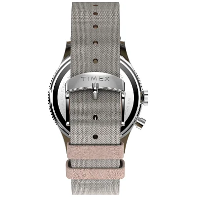 Timex Waterbury Traditional GMT 39mm Mixed Material Strap TW2V74100