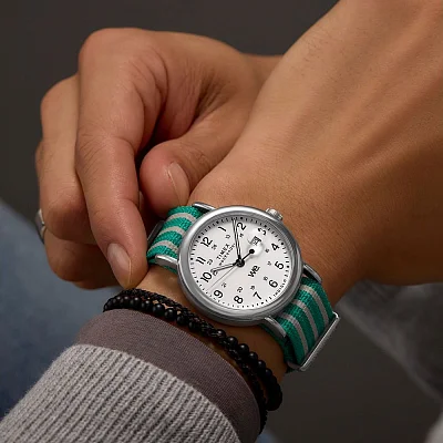 Timex Weekender 40mm Fabric Strap Indiglo TW2Y08800