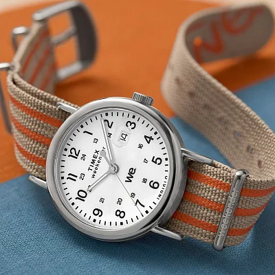 Timex Weekender 40mm Fabric Strap Indiglo TW2Y08900