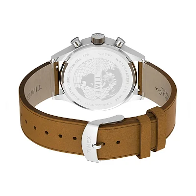 Timex Weekender New England Chronograph 40mm Leather Strap TW2Y85000