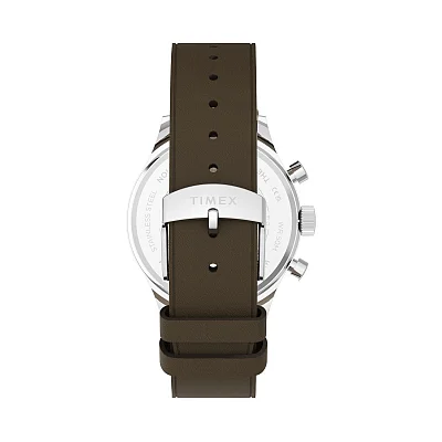 Timex Weekender New England Chronograph 40mm Leather Strap TW2Y85200