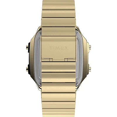 Timex World Time Digital 40mm Steel Bracelet Indiglo TW5M69000