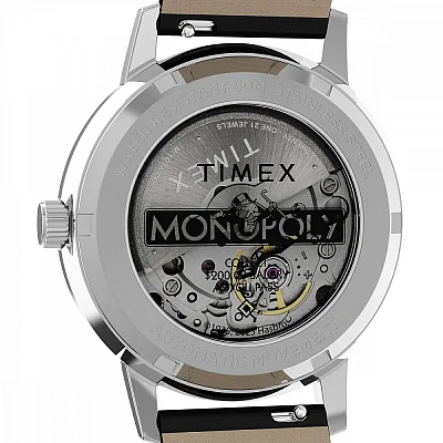 Timex x Monopoly Marlin 38mm Leather Strap Automatic TW2Y46900