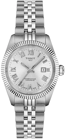 Tissot Ballade Lady Powermatic 80 COSC Chronometer 30mm Silver Dial T1562081103300