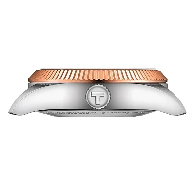 Tissot Ballade Lady Powermatic 80 COSC Chronometer 30mm Silver Dial Rose Gold PVD T156.208.22.033.00