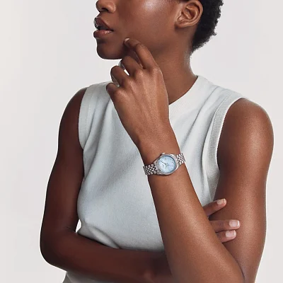 Tissot Ballade Lady Quartz 34mm Ice Blue Dial T156.210.11.351.00