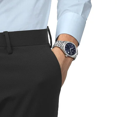 Tissot Ballade Quartz 40mm Dark Blue Dial T156.410.11.041.00