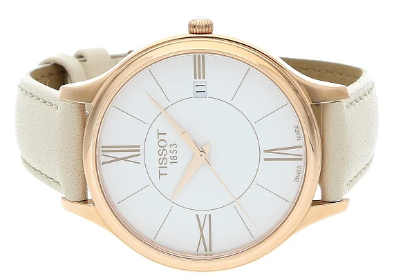 Tissot Bella Ora Round Rose Gold PVD Strap Set T103.210.36.018.00