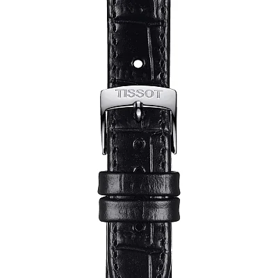 Tissot Carson Lady Automatic Black Strap White Dial T122.207.16.033.00