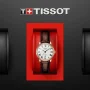  Zdjęcie 5 Tissot Carson Lady Automatic Brown Strap White Dial Rose Gold PVD T122.207.36.033.00
