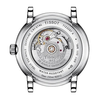 Tissot Carson Lady Automatic Steel Bracelet White Dial T122.207.11.031.00